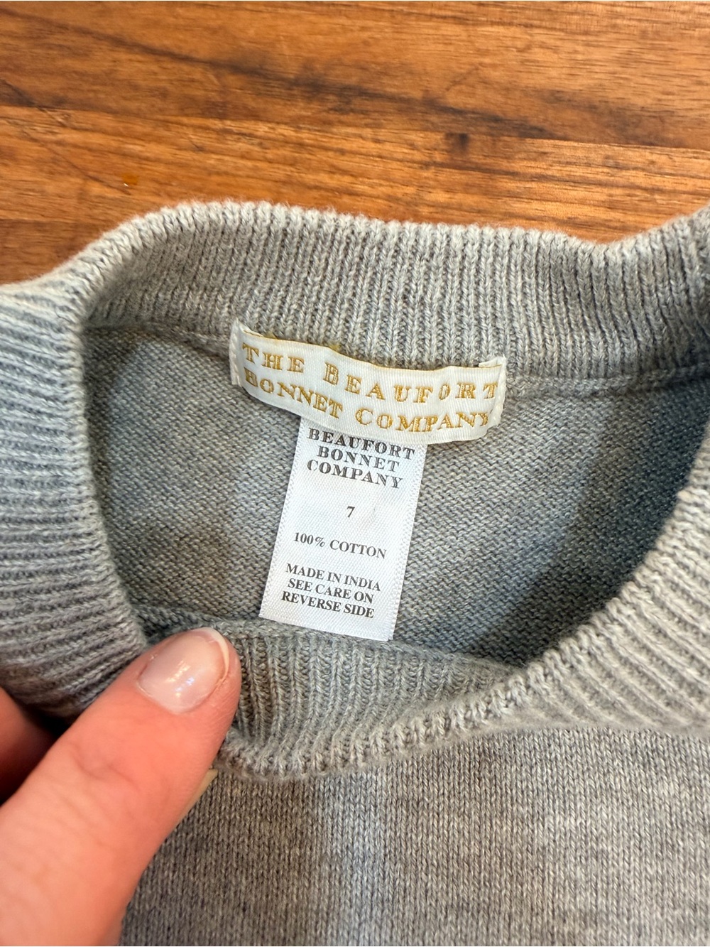 Beaufort Bonnet Isaac Intarsia Horse Sweater - Grantley Gray - 7 - Picture 4 of 6